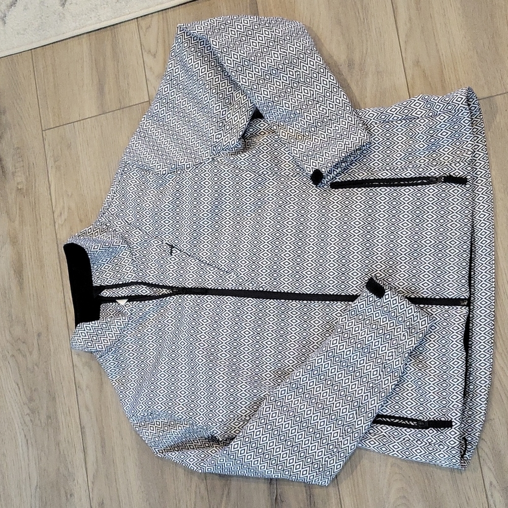 black and white shell jacket (Women’s)